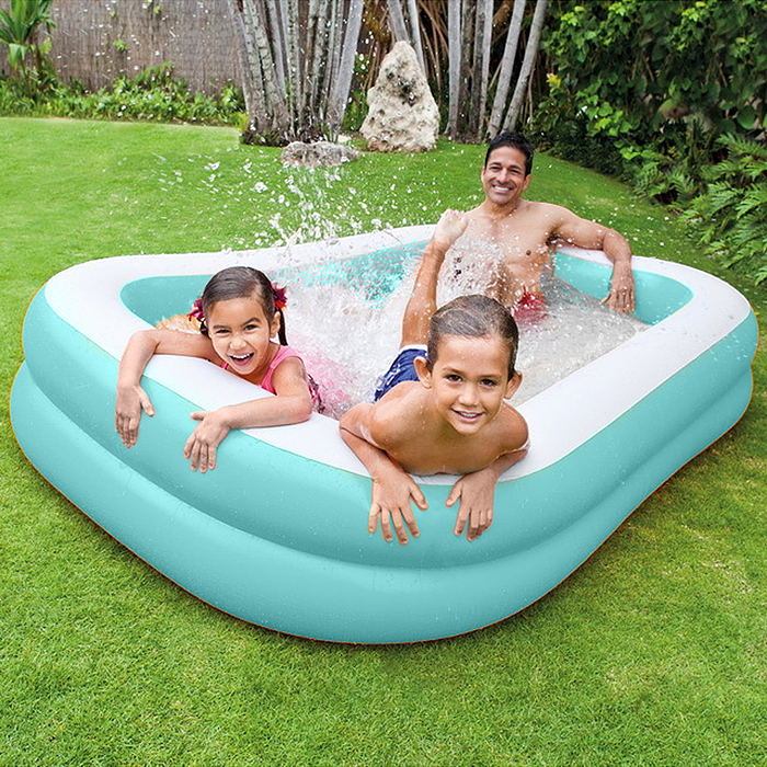 Фото к товару Бассейн надувной «Мандарин», 229 х 152 х 48 см, от 3 лет, 57181NP INTEX Бассейн надувной «Мандарин», 229 х 152 х 48 см, от 3 лет, 57181NP INTEX