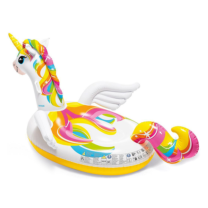 Фото к товару Плот для плавания «Единорог» 201 х 140 х 97 см, от 3 лет, 57561NP INTEX Плот для плавания «Единорог» 201 х 140 х 97 см, от 3 лет, 57561NP INTEX