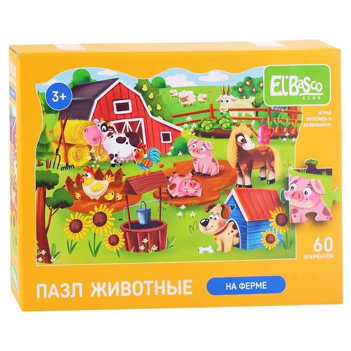 Пазл 60 "На ферме" 