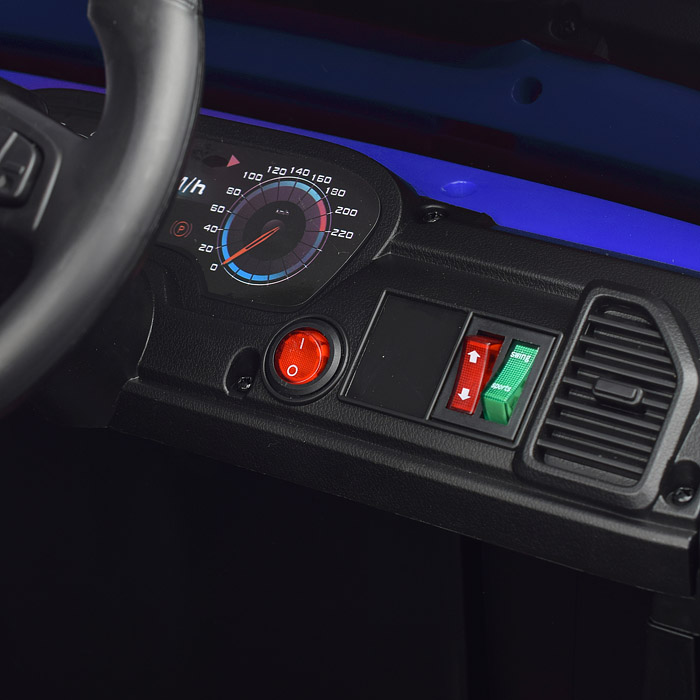 Фото к товару Электромобиль U023469Y "Профи" на аккумуляторе, с р/у управлением, в коробке (синий) Электромобиль U023469Y "Профи" на аккумуляторе, с р/у управлением, в коробке (синий)