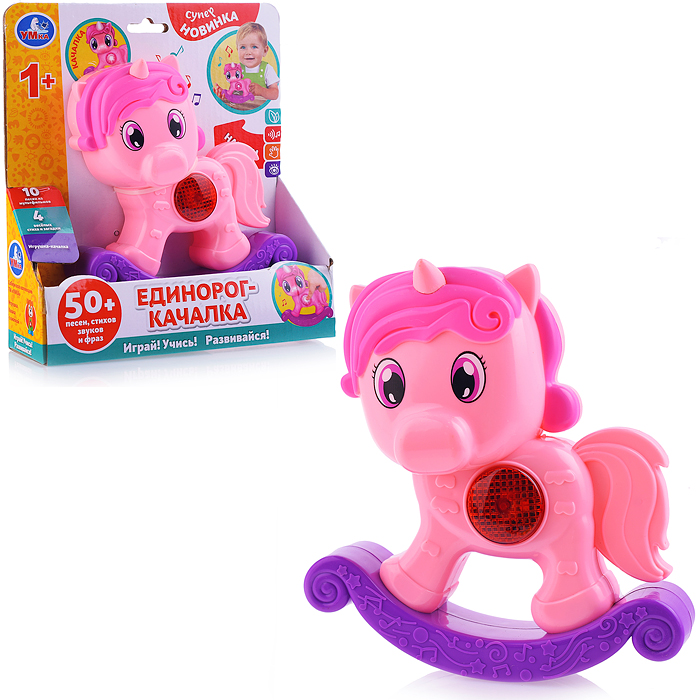 Игрушка-качалка (50 веселых песен, стихов, звуков и фраз, на бат.) в коробке