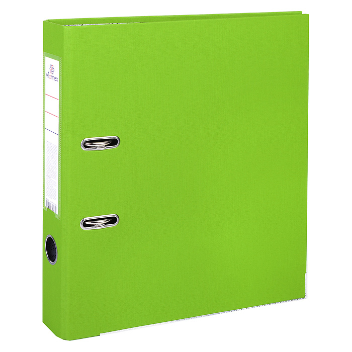 Фото к товару Папка с арочным механизмом A4 50 мм PP разобранная, металлическая окантовка, салатовая Папка с арочным механизмом A4 50 мм PP разобранная, металлическая окантовка, салатовая