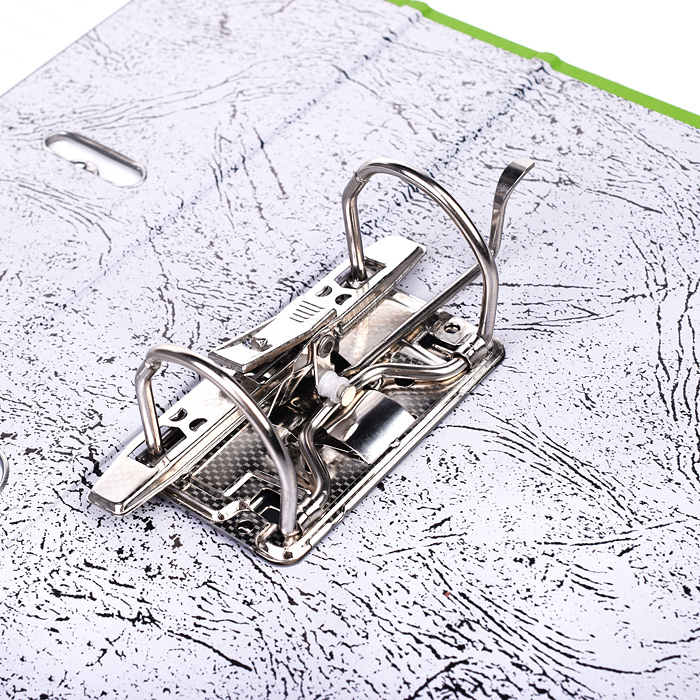 Фото к товару Папка с арочным механизмом A4 50 мм PP разобранная, металлическая окантовка, салатовая Папка с арочным механизмом A4 50 мм PP разобранная, металлическая окантовка, салатовая