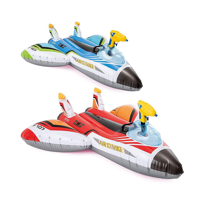 Фото к товару Плот для плавания «Самолет», 117 х 117 см, с водной пушкой, от 3 лет, до 40 кг, 57536NP INTEX Плот для плавания «Самолет», 117 х 117 см, с водной пушкой, от 3 лет, до 40 кг, 57536NP INTEX