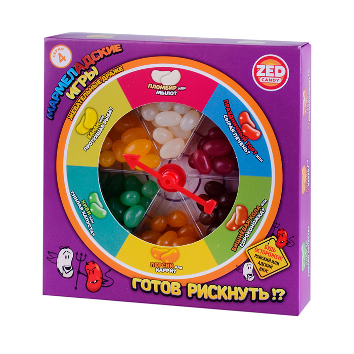 Мармеладские игры подарочный набор 4 серия, блок 1 шт. (120г х 24)