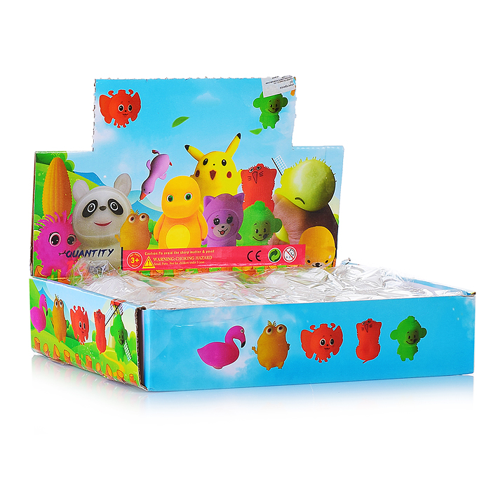 Фото к товару Игрушка-антистресс 00-3307 "Зверята-2" (в ассортименте) в коробке Игрушка-антистресс 00-3307 "Зверята-2" (в ассортименте) в коробке