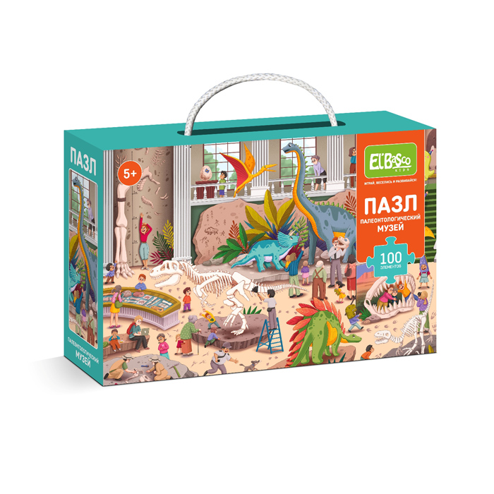 Пазл 100 "Ночь в музее. Палеонтологический музей" Пазл 100 "Ночь в музее. Палеонтологический музей"