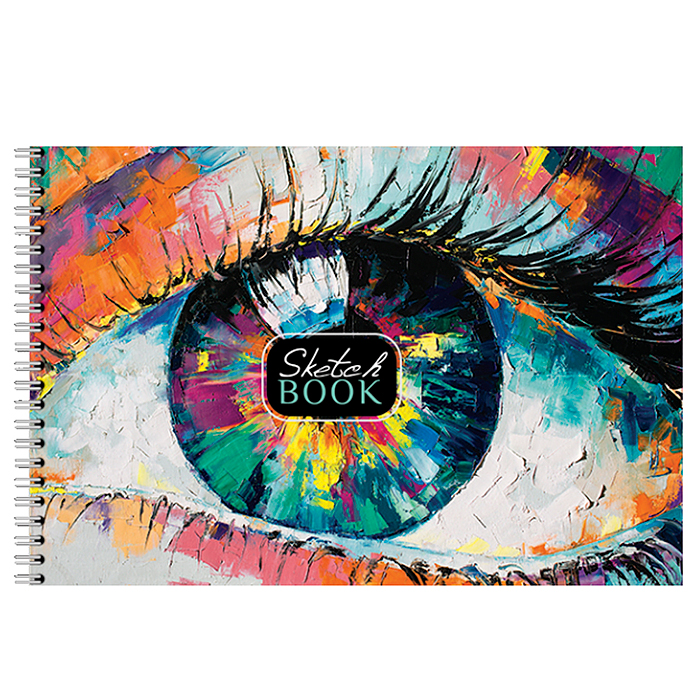 Скетчбук 20л. А4 "Взгляд" гребень Скетчбук 20л. А4 "Взгляд" гребень
