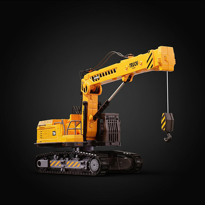 Конструктор SG14 "Кран" р/у, в коробке