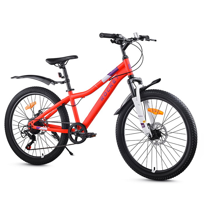 Фото к товару Велосипед 24" Rocket Vela Pro 24 , цвет красный, размер 13" Велосипед 24" Rocket Vela Pro 24 , цвет красный, размер 13"