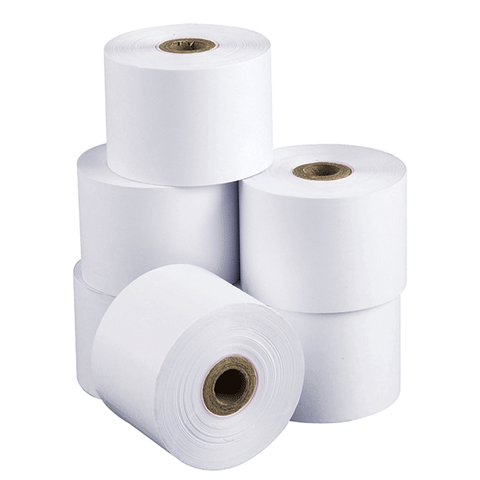 Чековая лента термочувствительная 44 г/м², 57ммx40мx12мм (35 м) термослой наружу