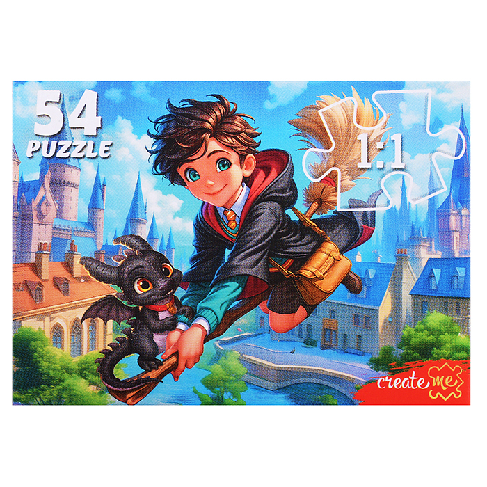 Пазлы 54 "Сказочные истории" (8 шт в шоубоксе)