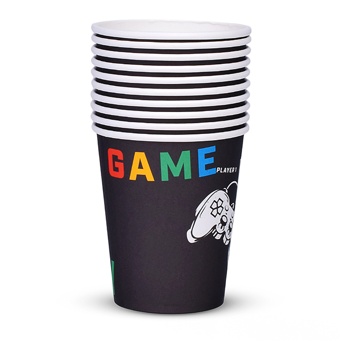 Фото к товару Набор посуды одноразовой 00-7503 "Игра" стаканы (10 шт) Набор посуды одноразовой 00-7503 "Игра" стаканы (10 шт)