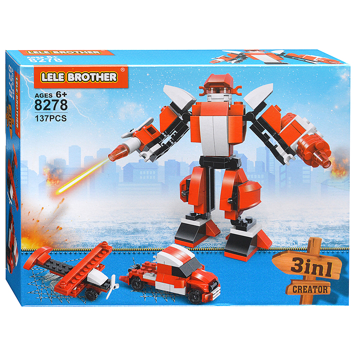 Конструктор 8278 "Космические войны" (137 дет.) в коробке Конструктор 8278 "Космические войны" (137 дет.) в коробке