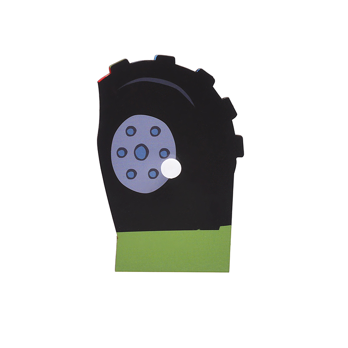 Рамка-вкладыш с ручками "Синий трактор" 28*19,5см,термопак 