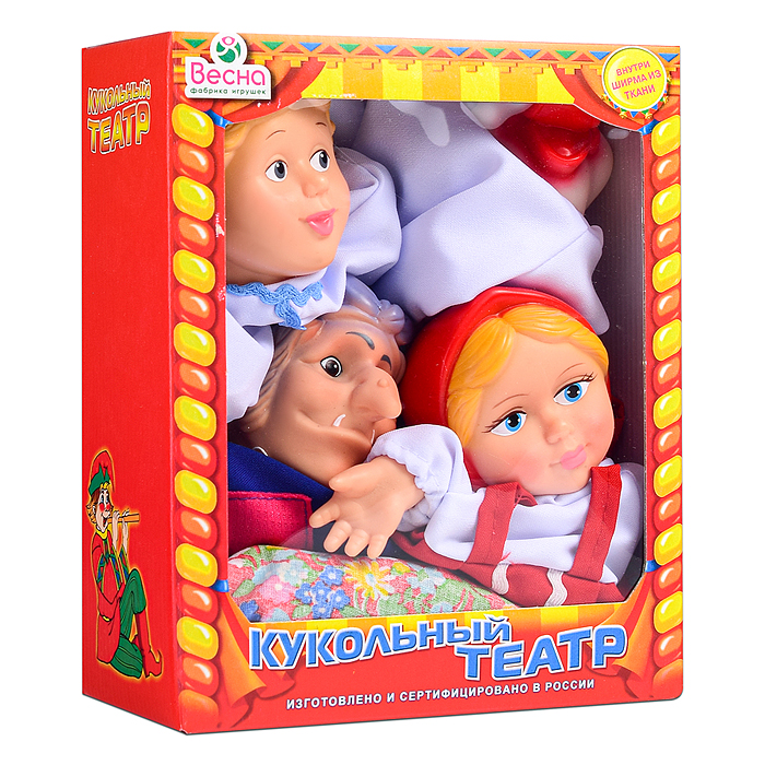 Фото к товару Кукольный театр 4 персонажа с ширмой №4. Фигурки из ПВХ в наборе Кукольный театр 4 персонажа с ширмой №4. Фигурки из ПВХ в наборе