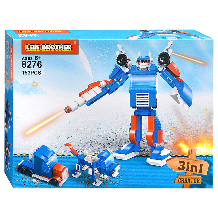 Конструктор 8276 "Космические войны" (153 дет.) в коробке Конструктор 8276 "Космические войны" (153 дет.) в коробке