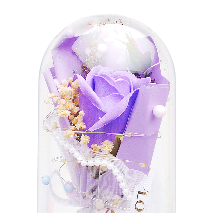 Фото к товару Светильник H02 "Необыкновенная роза" в коробке (сиреневый) Светильник H02 "Необыкновенная роза" в коробке (сиреневый)