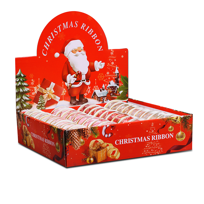 Фото к товару Лента декоративная S2712 (2,5х370 см) в ассортименте Лента декоративная S2712 (2,5х370 см) в ассортименте