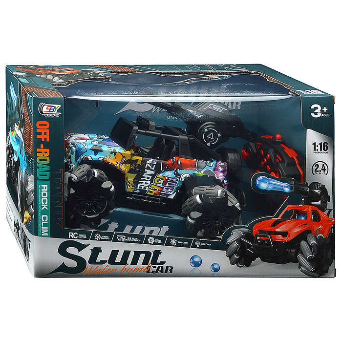 Фото к товару Машина SBY170-8A "Боевая водная атака" р/у, 27 MH, в коробке Машина SBY170-8A "Боевая водная атака" р/у, 27 MH, в коробке