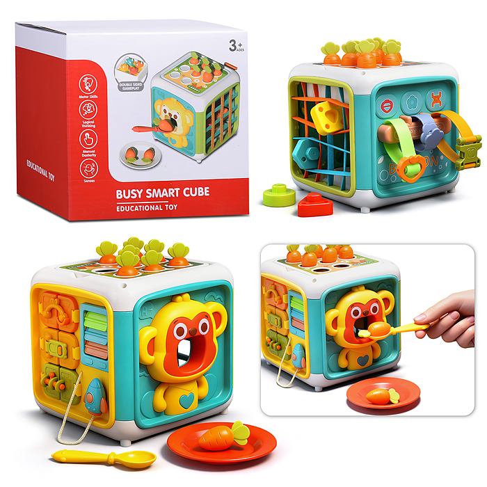 Куб развивающий YL562 "Развивайка" в коробке