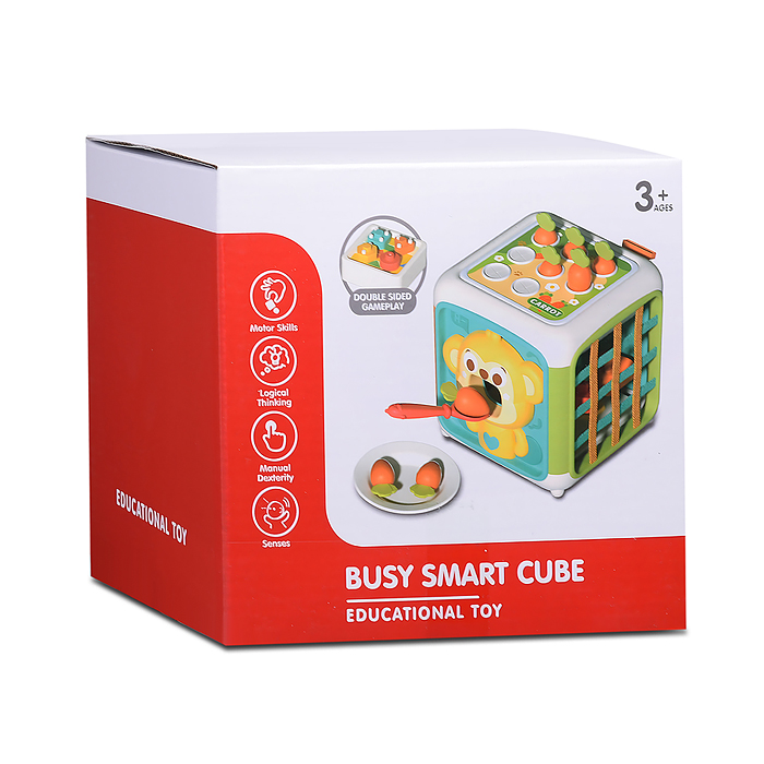 Фото к товару Куб развивающий YL562 "Развивайка" в коробке Куб развивающий YL562 "Развивайка" в коробке