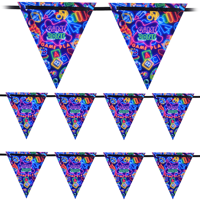 Флажки-растяжка 00-7477 "Game zone" Флажки-растяжка 00-7477 "Game zone"