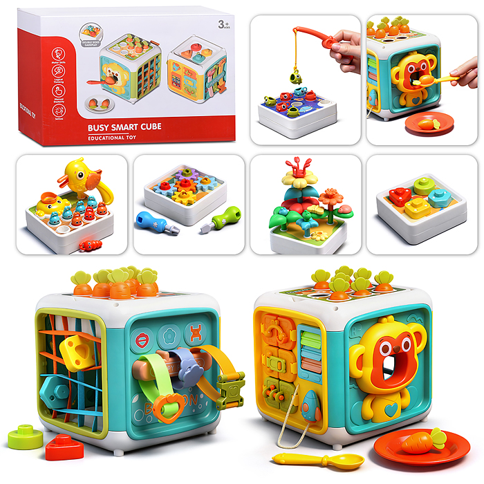 Куб развивающий YL562A "Развивашка" в коробке