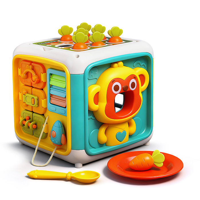 Фото к товару Куб развивающий YL562A "Развивашка" в коробке Куб развивающий YL562A "Развивашка" в коробке