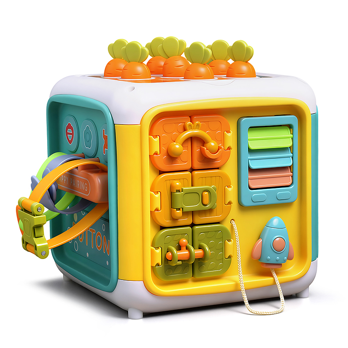 Фото к товару Куб развивающий YL562A "Развивашка" в коробке Куб развивающий YL562A "Развивашка" в коробке