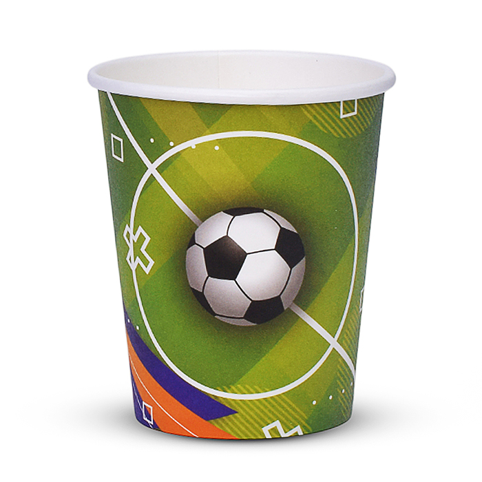 Фото к товару Набор посуды одноразовой 00-7509 "Футбол" стаканы (10 шт) Набор посуды одноразовой 00-7509 "Футбол" стаканы (10 шт)