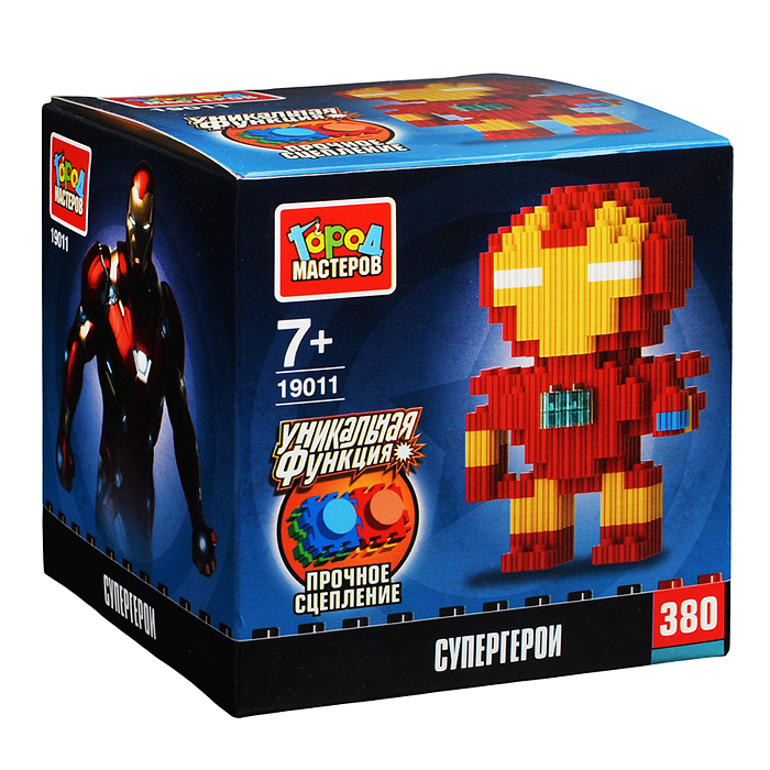 Конструктор 3D сборная фигурка "Супергерои" 380 дет. Конструктор 3D сборная фигурка "Супергерои" 380 дет.
