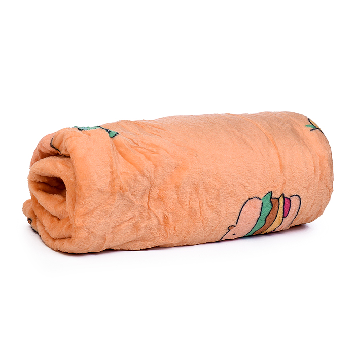 Мягкая игрушка "Капибара" М1578 с пледом