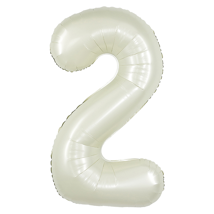 Шар (40''/102 см) Цифра, 2, Белый песок, Сатин, 1 шт. в уп. Шар (40''/102 см) Цифра, 2, Белый песок, Сатин, 1 шт. в уп.