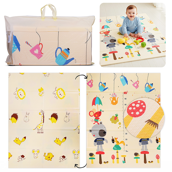 Коврик развивающий 00-7331 "Лесные жители" (150*180*0,8cm)