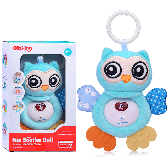 Интерактивная игрушка 6008 "Сова" в коробке