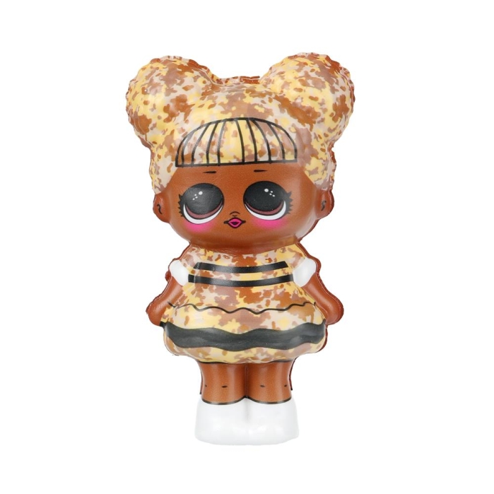 Игрушка - антистресс "Сквиш малыш" девочка в желтом платье, флоупак, Супер Жим Игрушка - антистресс "Сквиш малыш" девочка в желтом платье, флоупак, Супер Жим