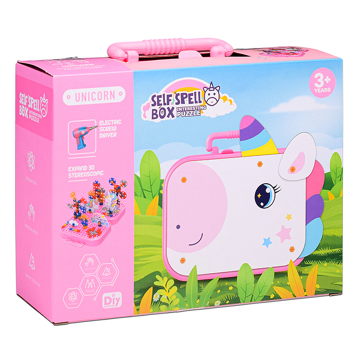 Фото к товару Конструктор H321-336 "Единорожка" в коробке Конструктор H321-336 "Единорожка" в коробке