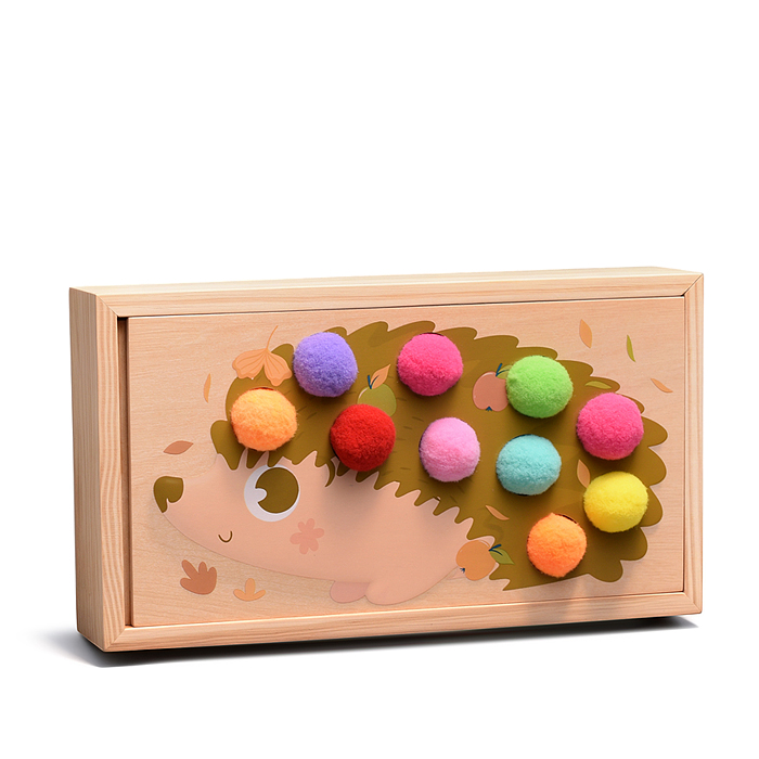 Фото к товару Игра развивающая UT0260 "Ёжик" в коробке Игра развивающая UT0260 "Ёжик" в коробке