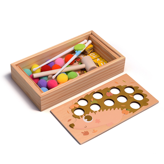 Фото к товару Игра развивающая UT0260 "Ёжик" в коробке Игра развивающая UT0260 "Ёжик" в коробке