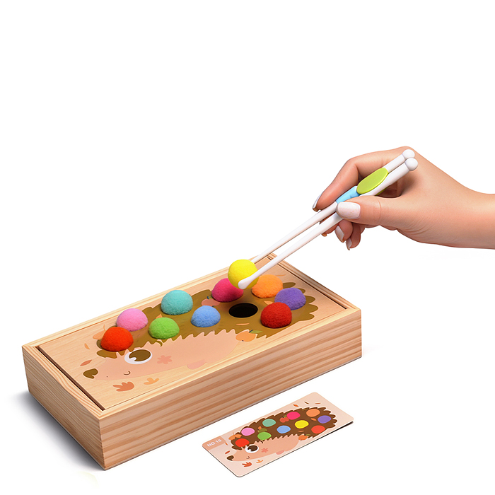 Фото к товару Игра развивающая UT0260 "Ёжик" в коробке Игра развивающая UT0260 "Ёжик" в коробке