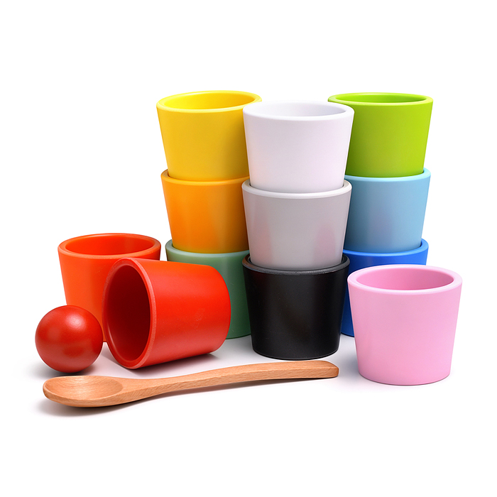 Фото к товару Сортер UT0261 "Стаканчики и шарики" в коробке Сортер UT0261 "Стаканчики и шарики" в коробке