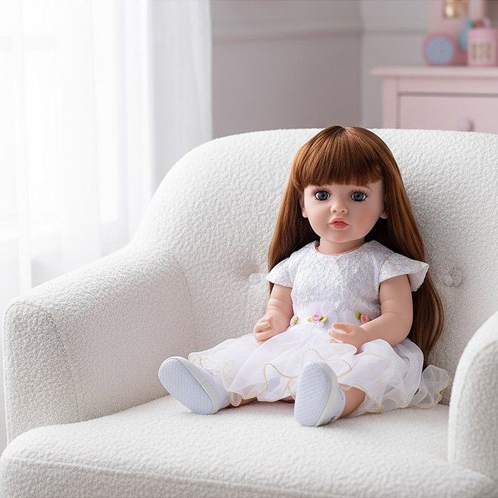 Кукла ADJX88-63 "Вика" с аксессуарами, со звуком, в коробке