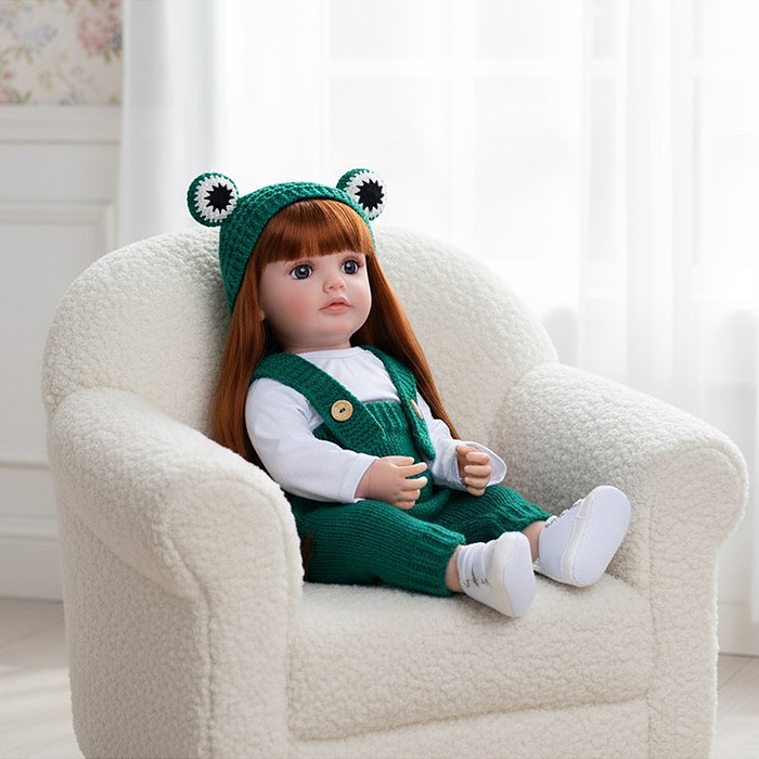 Кукла ADJX88-45 "Эрика" с аксессуарами, со звуком, в коробке