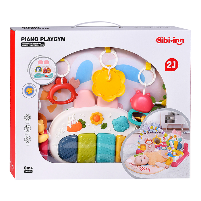 Коврик развивающий 6077 "Веселый малыш" в коробке