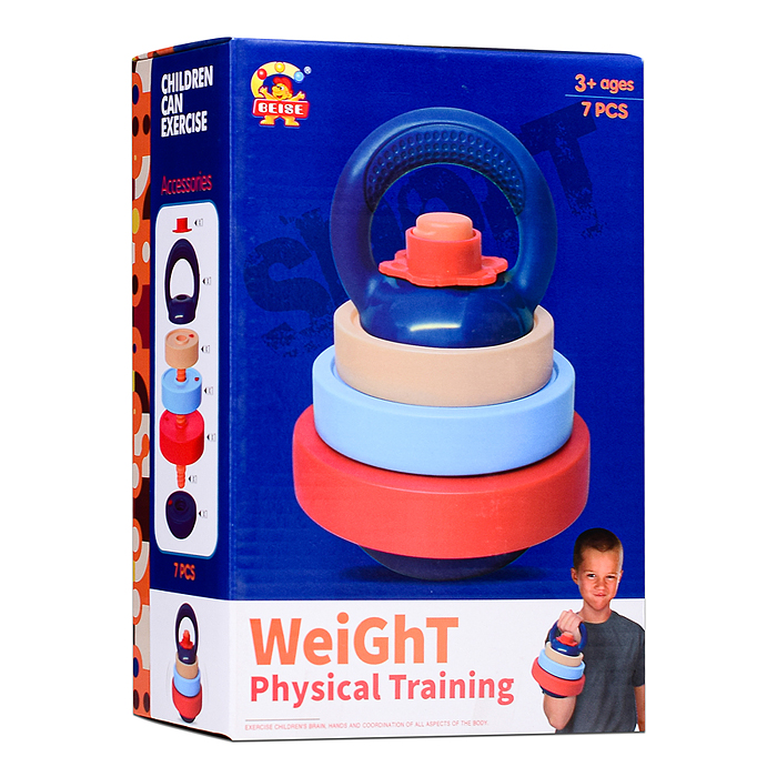 Фото к товару Детская гиря 949-1 "Самый сильный" в коробке Детская гиря 949-1 "Самый сильный" в коробке