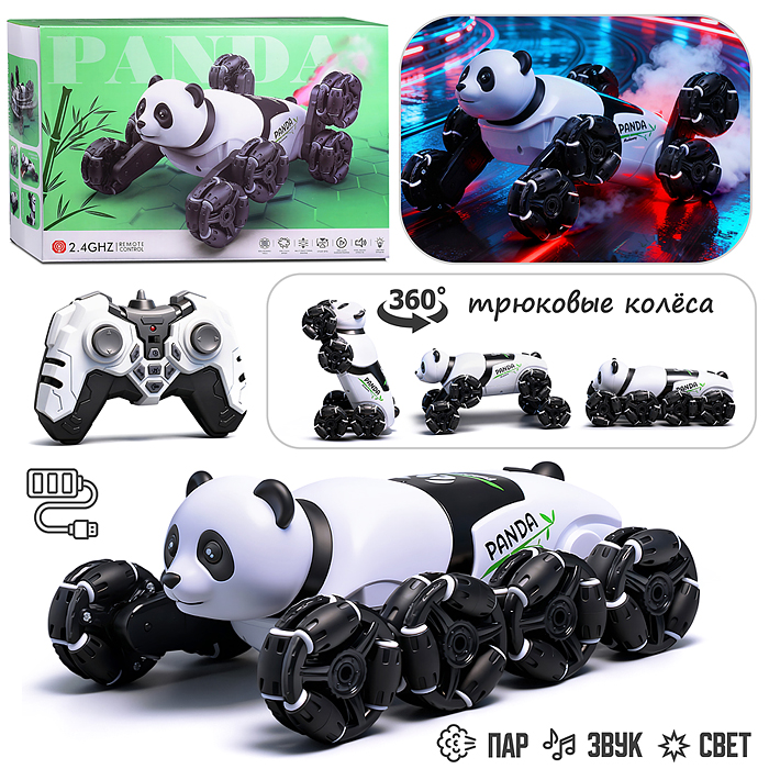 Медведь CD0069 "РобоПанда" р/у, 27 MHz , в коробке Медведь CD0069 "РобоПанда" р/у, 27 MHz , в коробке