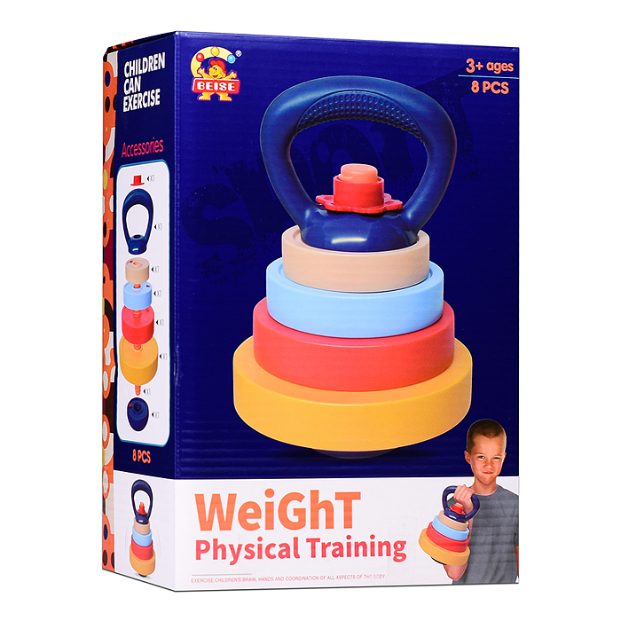 Фото к товару Детская гиря 948-1 "Самый сильный-2" в коробке Детская гиря 948-1 "Самый сильный-2" в коробке