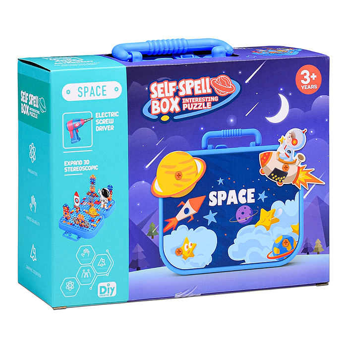 Фото к товару Конструктор H321-333 "Космос" в коробке Конструктор H321-333 "Космос" в коробке