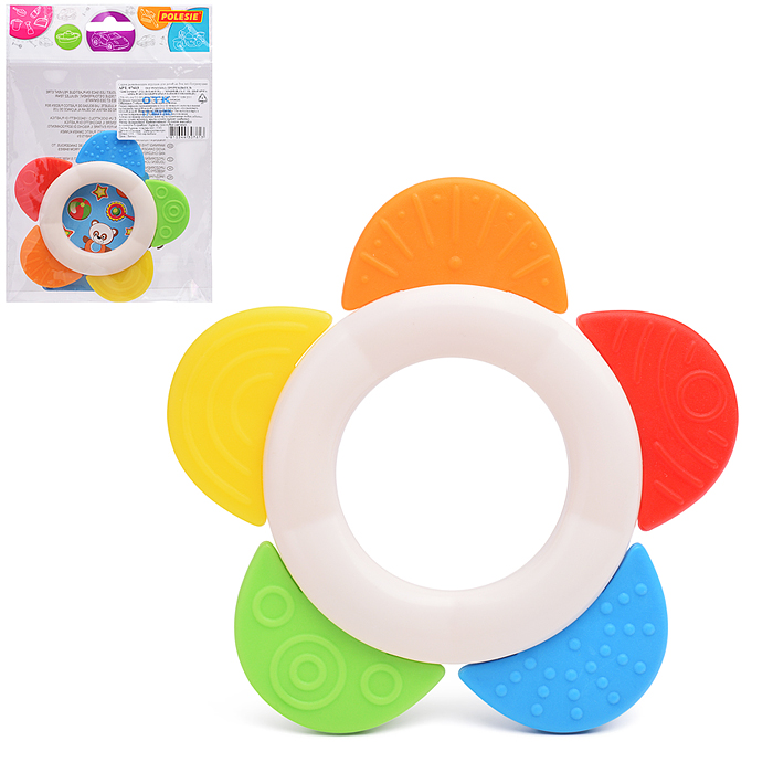 Погремушка-прорезыватель "Цветочек" (V2) 